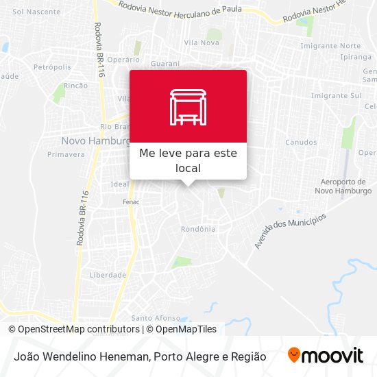 João Wendelino Heneman mapa