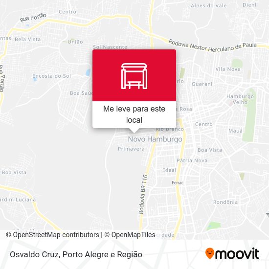 Osvaldo Cruz mapa