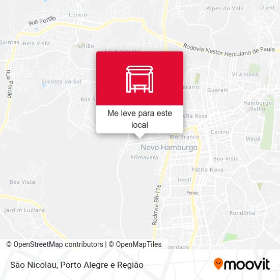 São Nicolau mapa