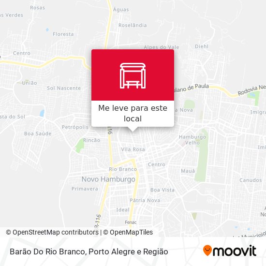 Barão Do Rio Branco mapa