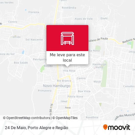 24 De Maio mapa