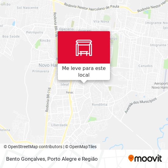 Bento Gonçalves mapa