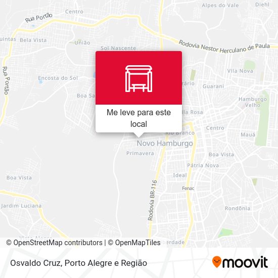 Osvaldo Cruz mapa
