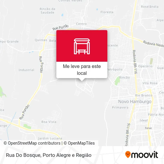Rua Do Bosque mapa