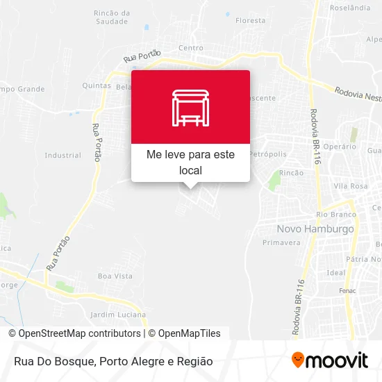 Rua Do Bosque mapa