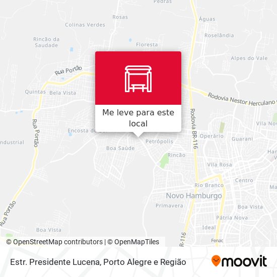 Estr. Presidente Lucena mapa