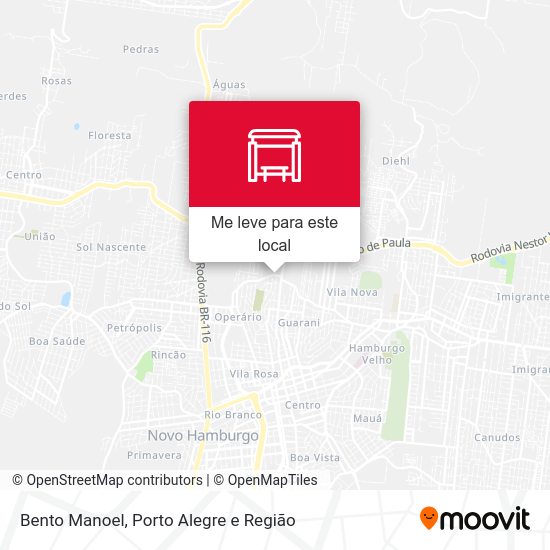 Bento Manoel mapa