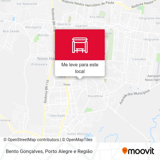 Bento Gonçalves mapa