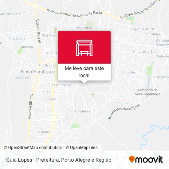 Guia Lopes - Prefeitura mapa