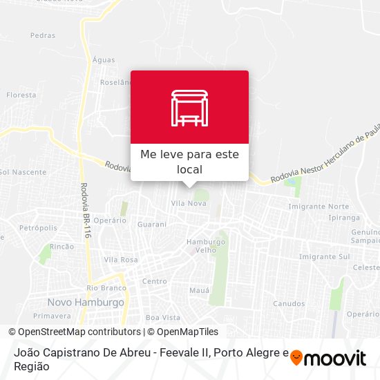 João Capistrano De Abreu - Feevale II mapa