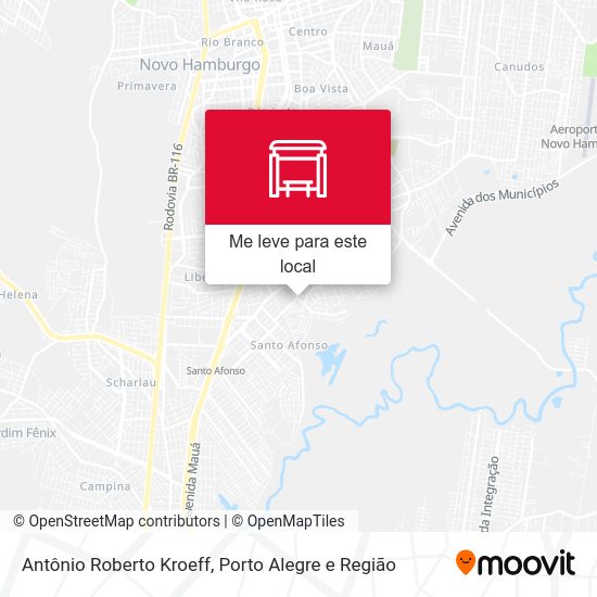 Antônio Roberto Kroeff mapa