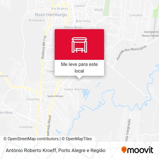 Antônio Roberto Kroeff mapa