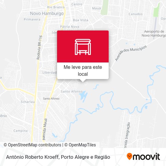Antônio Roberto Kroeff mapa