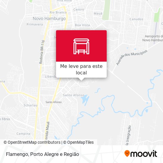 Flamengo mapa