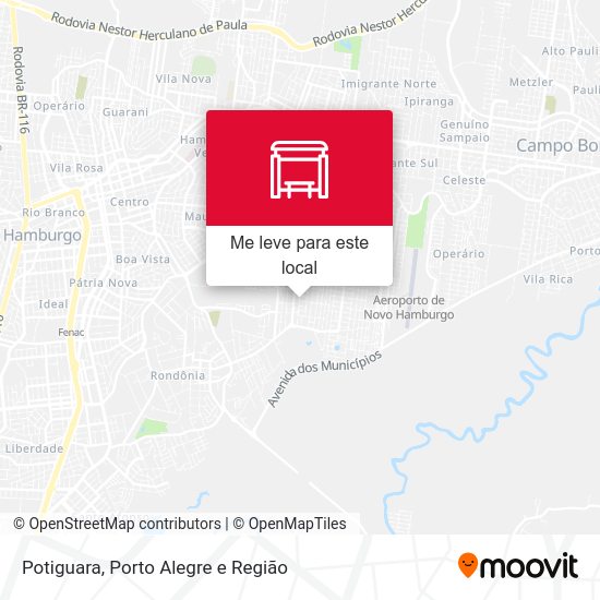 Potiguara mapa
