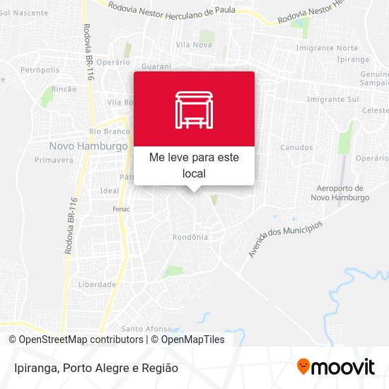 Ipiranga mapa