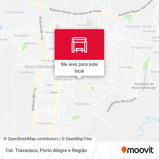 Cel. Travassos mapa