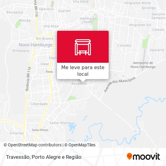 Travessão mapa