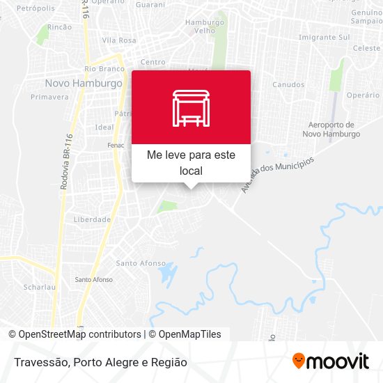 Travessão mapa