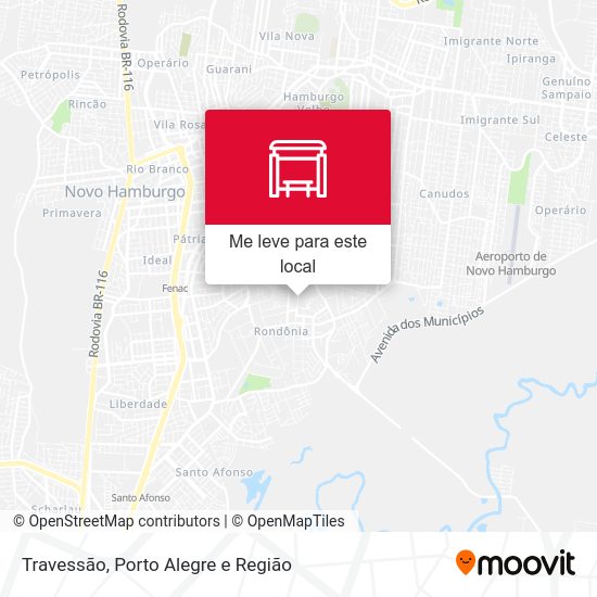 Travessão mapa