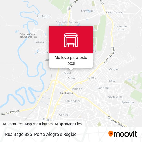 Rua Bagé 825 mapa
