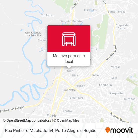 Rua Pinheiro Machado 54 mapa