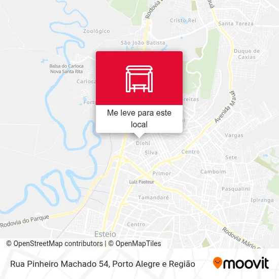 Rua Pinheiro Machado 54 mapa