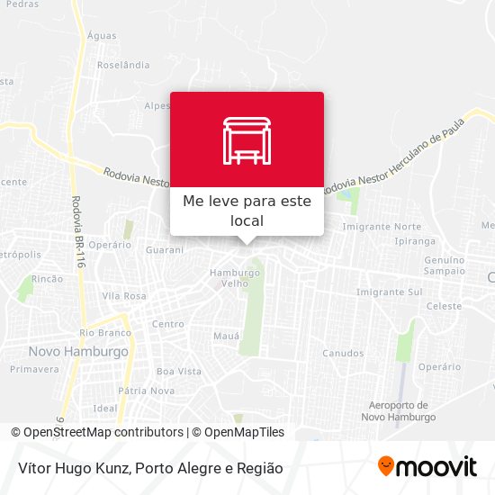 Vítor Hugo Kunz mapa
