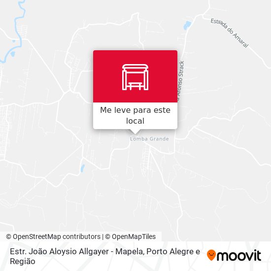 Estr. João Aloysio Allgayer - Mapela mapa