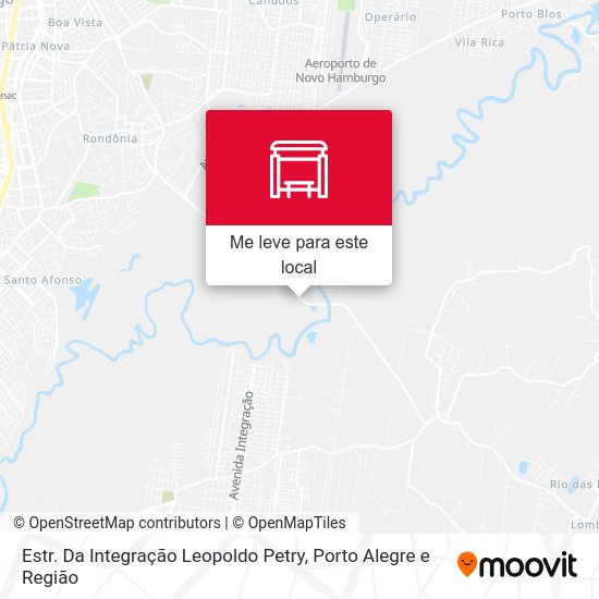 Estr. Da Integração Leopoldo Petry mapa