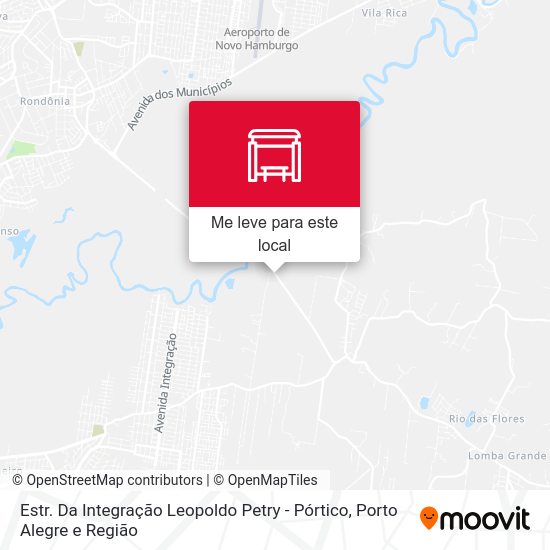 Estr. Da Integração Leopoldo Petry - Pórtico mapa