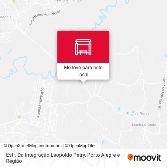 Estr. Da Integração Leopoldo Petry mapa