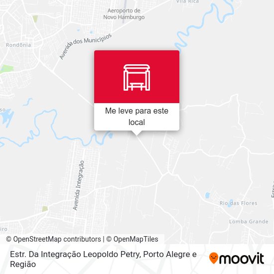 Estr. Da Integração Leopoldo Petry mapa