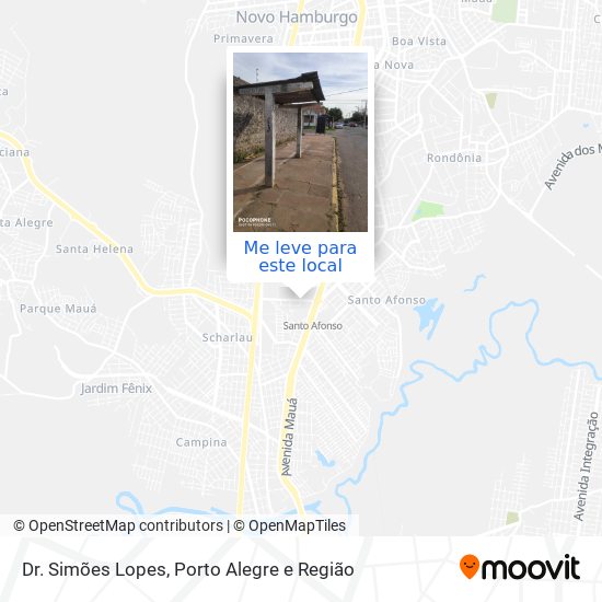 Dr. Simões Lopes mapa