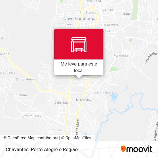 Chavantes mapa