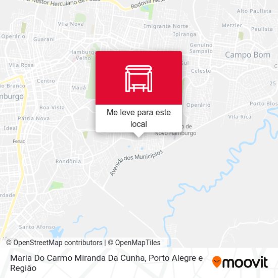 Maria Do Carmo Miranda Da Cunha mapa