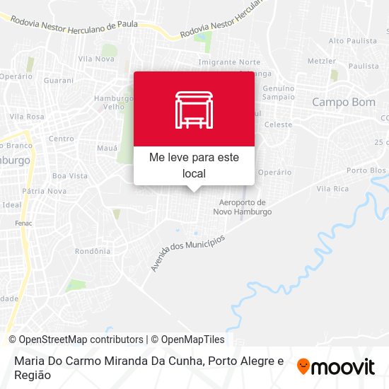 Maria Do Carmo Miranda Da Cunha mapa
