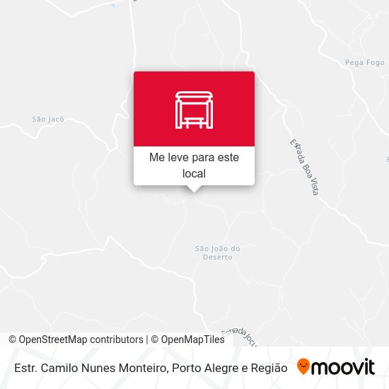 Estr. Camilo Nunes Monteiro mapa