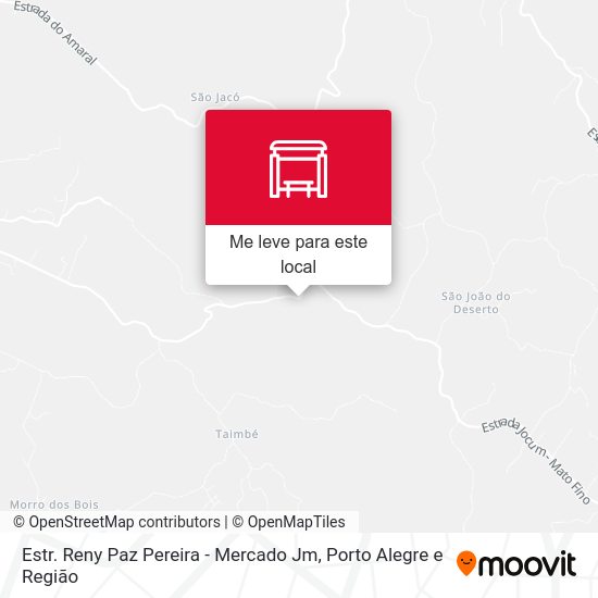 Estr. Reny Paz Pereira - Mercado Jm mapa