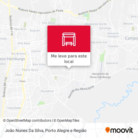 João Nunes Da Silva mapa