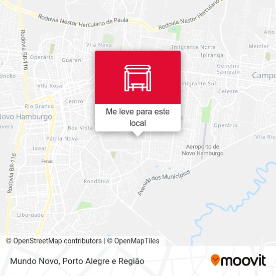 Mundo Novo mapa