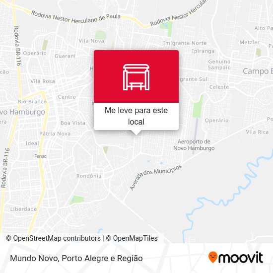 Mundo Novo mapa
