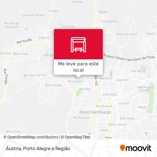 Áustria mapa
