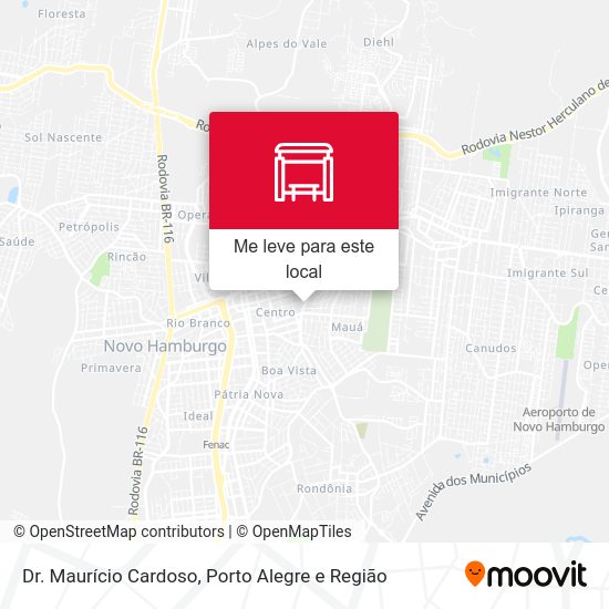 Dr. Maurício Cardoso mapa