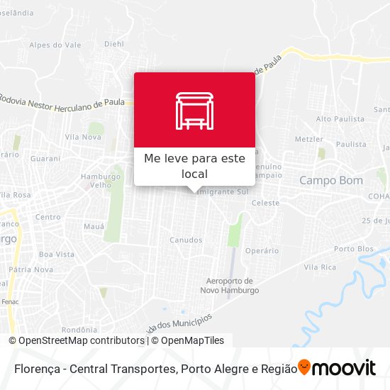 Florença - Central Transportes mapa