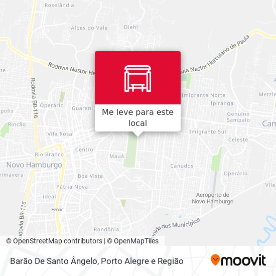 Barão De Santo Ângelo mapa