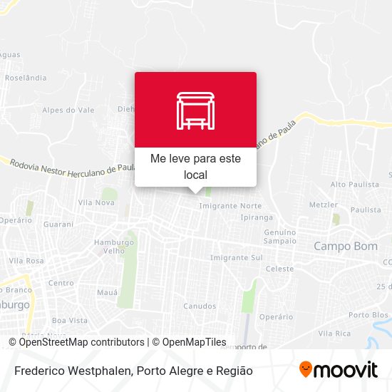 Frederico Westphalen mapa