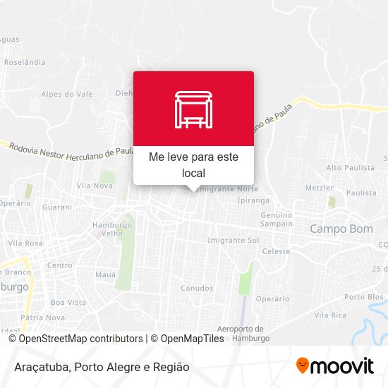 Araçatuba mapa