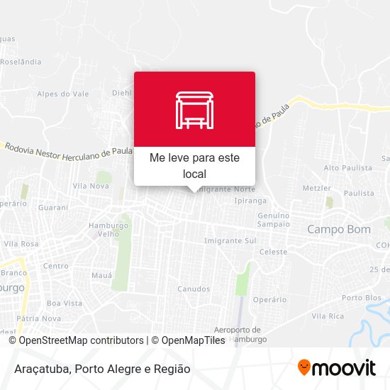 Araçatuba mapa