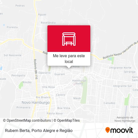 Rubem Berta mapa